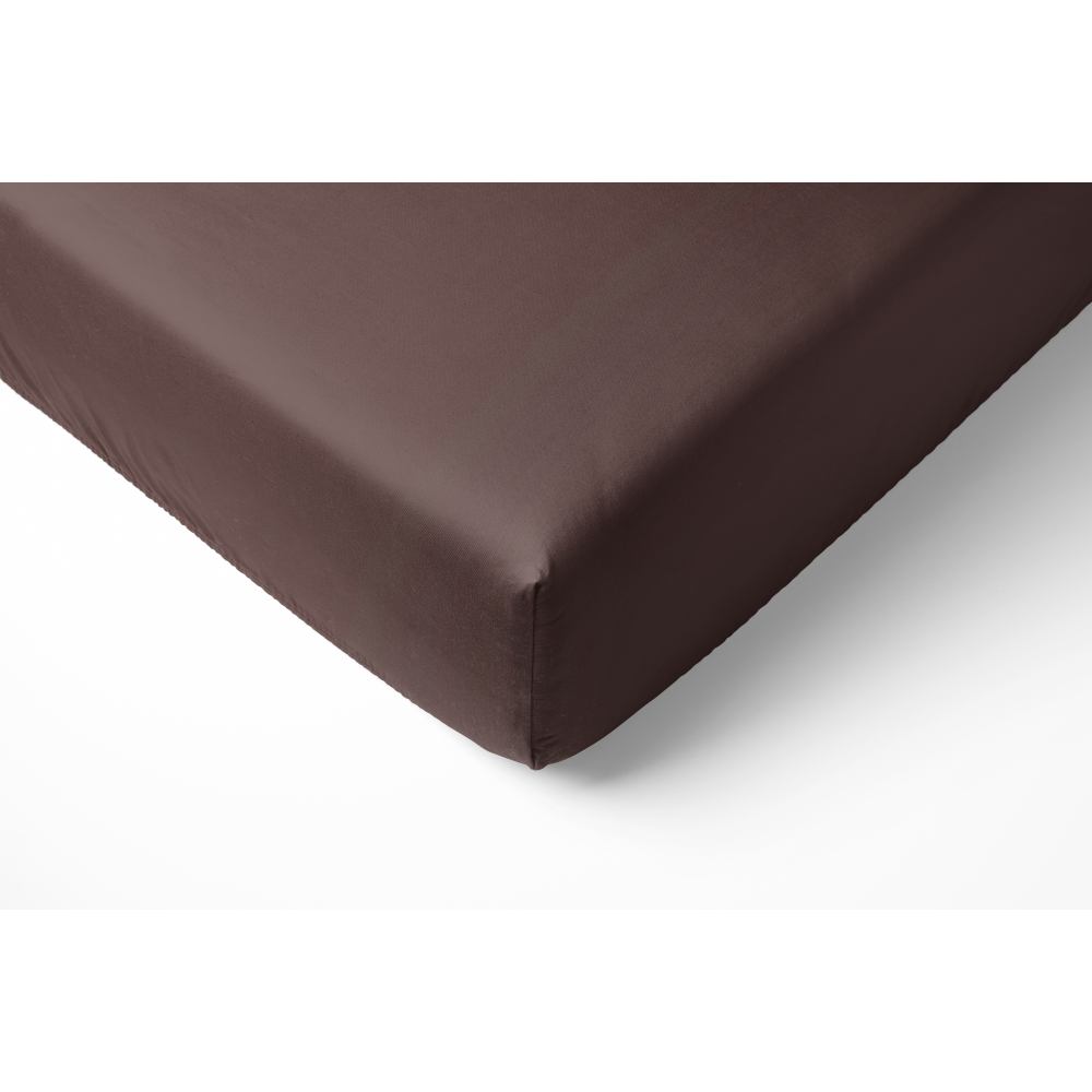 Satin Bettlaken „Chocolate“. Bettlaken ohne gummizug, 150x220 cm, 180x220 cm, 200x220 cm, 220x240 cm