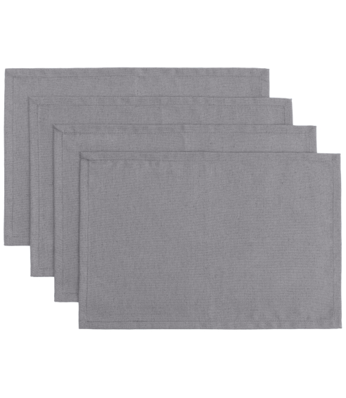 Tischset „Linen grey“ 4 stk.. Tischdecke aus Leinen