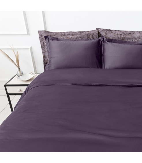 Premium-Satin-Kissenbezüge „Mauve“. Kissenbezüge 50x70