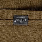 Leinen Tischdecke „Linen brown“. Tischdecke aus Leinen, 140x140 cm, 140x300 cm