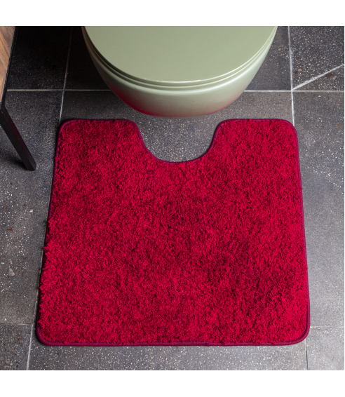 Toilettenmatte „Crimson“. Badteppich