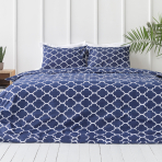 Bettwäsche set "Morocco dark blue“. Bettwäsche Baumwolle, 135/140x200 cm, 200x200 cm, 200x220 cm