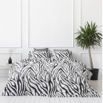 Bettwäsche set "Zebra". Bettwäsche Baumwolle, 135/140x200 cm, 155/160x200 cm