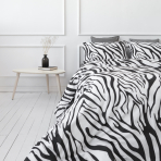 Bettwäsche set "Zebra". Bettwäsche Baumwolle, 135/140x200 cm, 155/160x200 cm