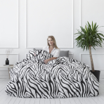 Bettwäsche set "Zebra". Bettwäsche Baumwolle, 135/140x200 cm, 155/160x200 cm