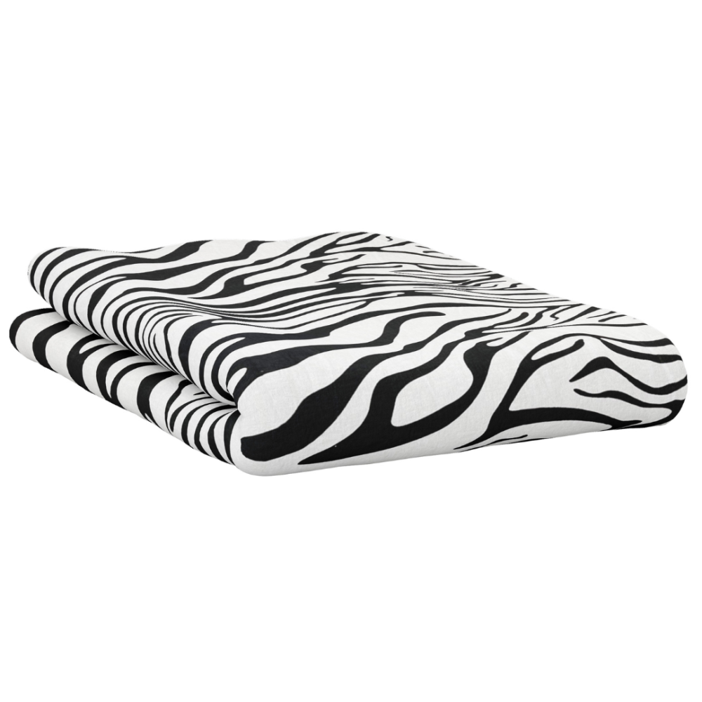 Bettlaken „Zebra“. Bettlaken ohne gummizug, 150x220 cm, 150x260 cm