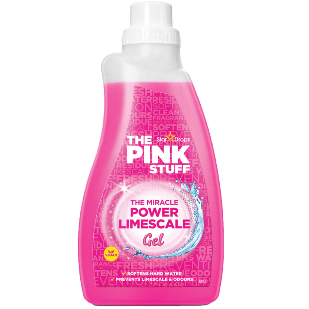 Kalkentferner für Waschmaschinen „Limescale Gel The Pink Stuff“. Reinigungsmittel