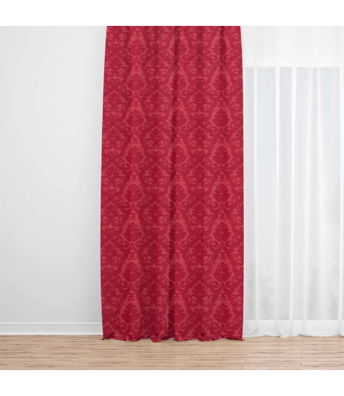 Verdunkelungsvorhang „Red baroque curtain“. Vorhänge