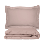 Premium satin bettwäsche set "Dusty pink". Bettwäsche Baumwolle, 135/140x200 cm, 150x200 cm, 155/160x200 cm, 180x200 cm, 200x200 cm, 200x220 cm, 220x240 cm