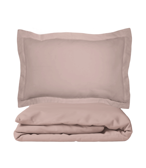 Premium satin bettwäsche set "Dusty pink". Bettwäsche Baumwolle