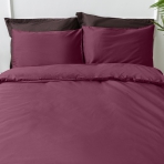 Premium satin bettwäsche set "Cherry". Bettwäsche aus Satin, 135/140x200 cm, 180x200 cm, 200x200 cm, 200x220 cm