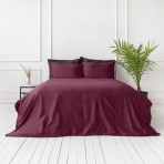 Premium satin bettwäsche set "Cherry". Bettwäsche aus Satin, 135/140x200 cm, 180x200 cm, 200x200 cm, 200x220 cm