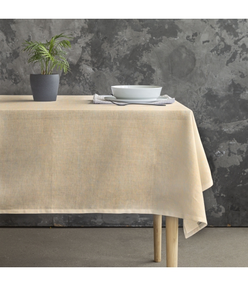 Leinen Tischdecke „Linen Natural“. Tischdecke aus Leinen