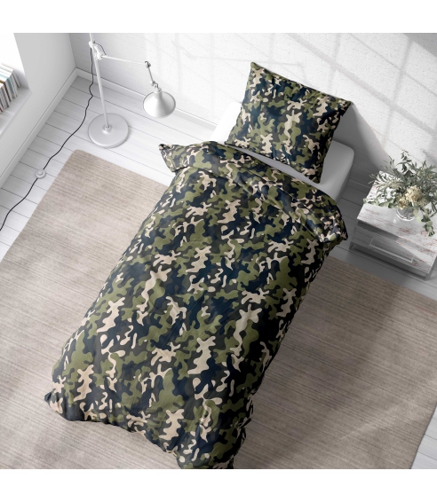 Bettwäsche set "Camouflage". Kinderbettwäsche